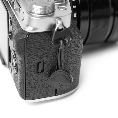 black anchor attached to camera