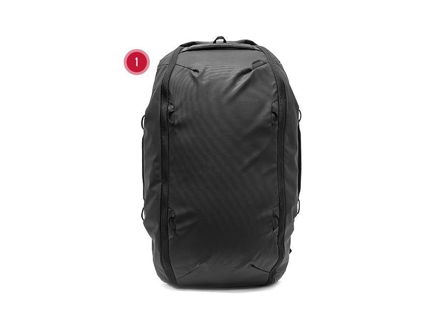 One Black Travel DuffelPack