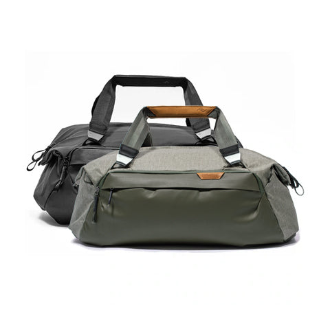 Black and Sage 35L Travel Duffel